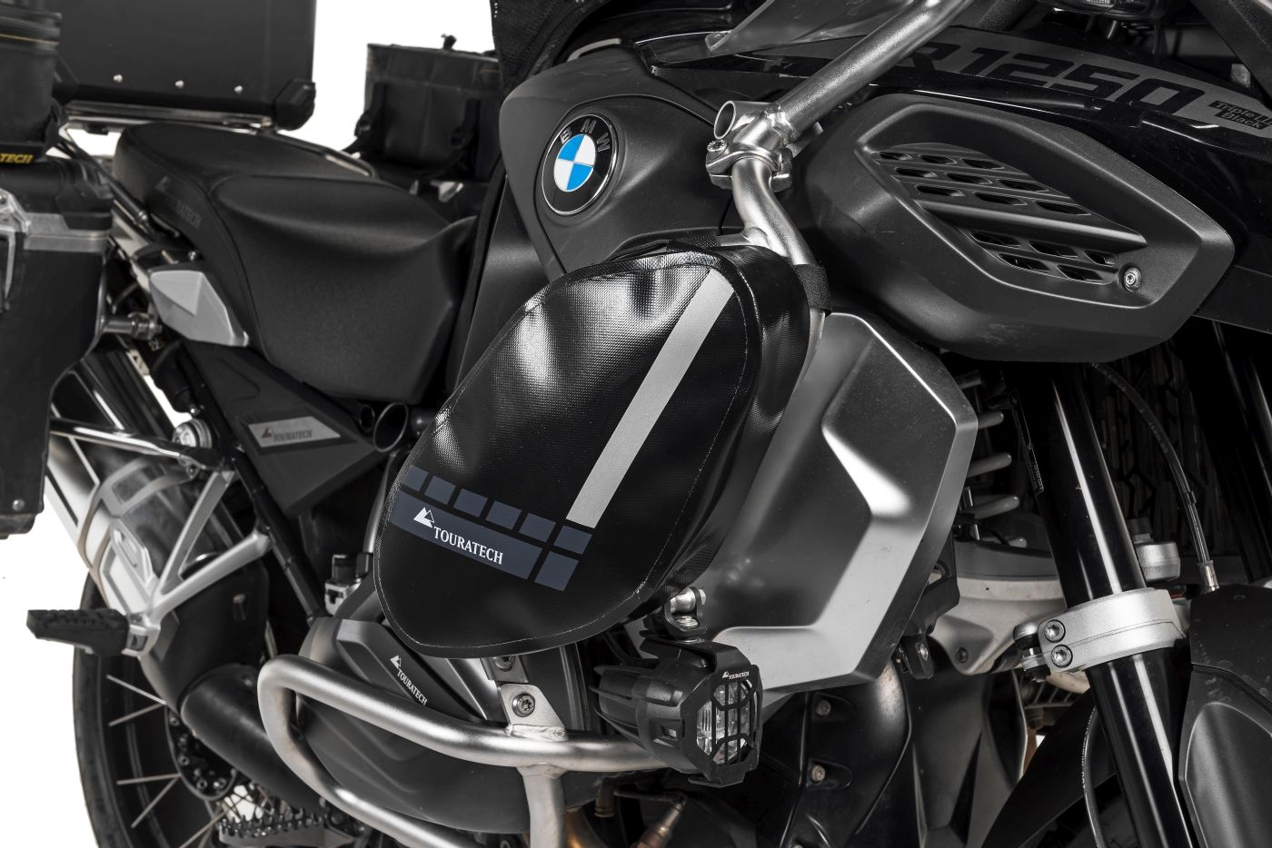 BMW R1250GS用ツアラテック製エンジンクラッシュバー(黒)