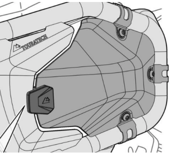 シリンダーガード(TOURATECH製エンガード専用)