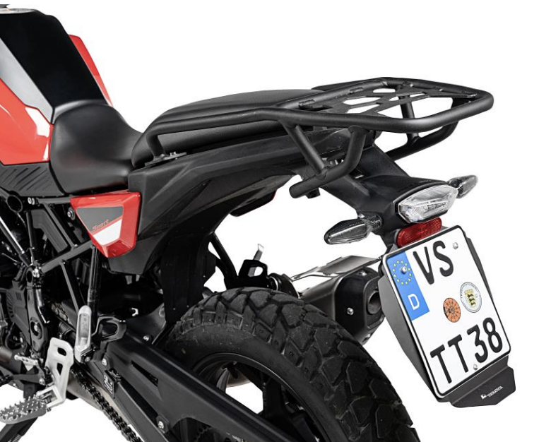 トップケースラックZEGA black for BMW F450GS